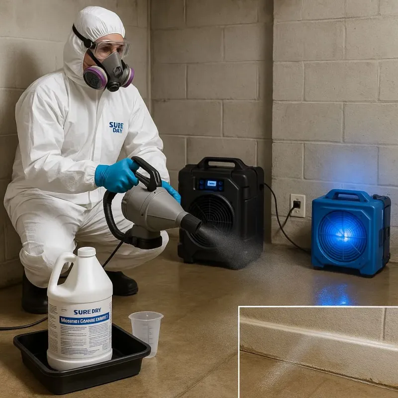 Sanitization and Odor Removal process in Scottsville, NY