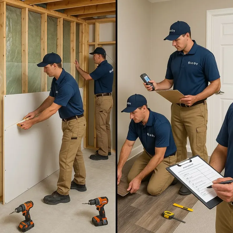 Repairs and Reconstruction process in Scottsville, NY